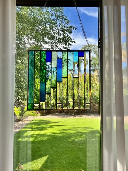 Mid-Century Modern Stained Glass