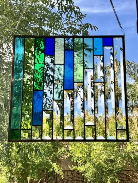 Mid-Century Modern Stained Glass