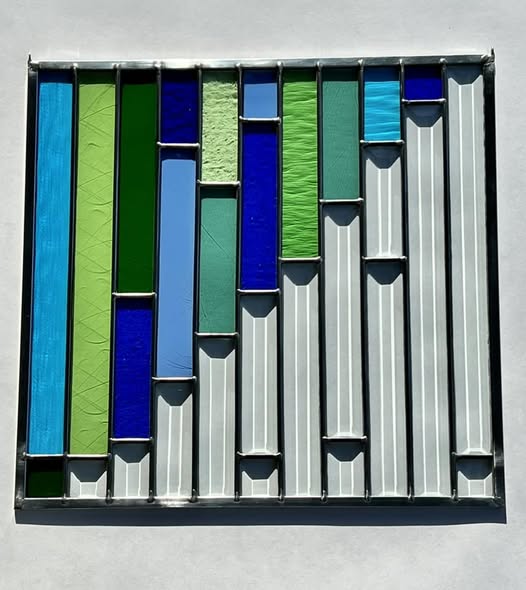 Mid-Century Modern Stained Glass